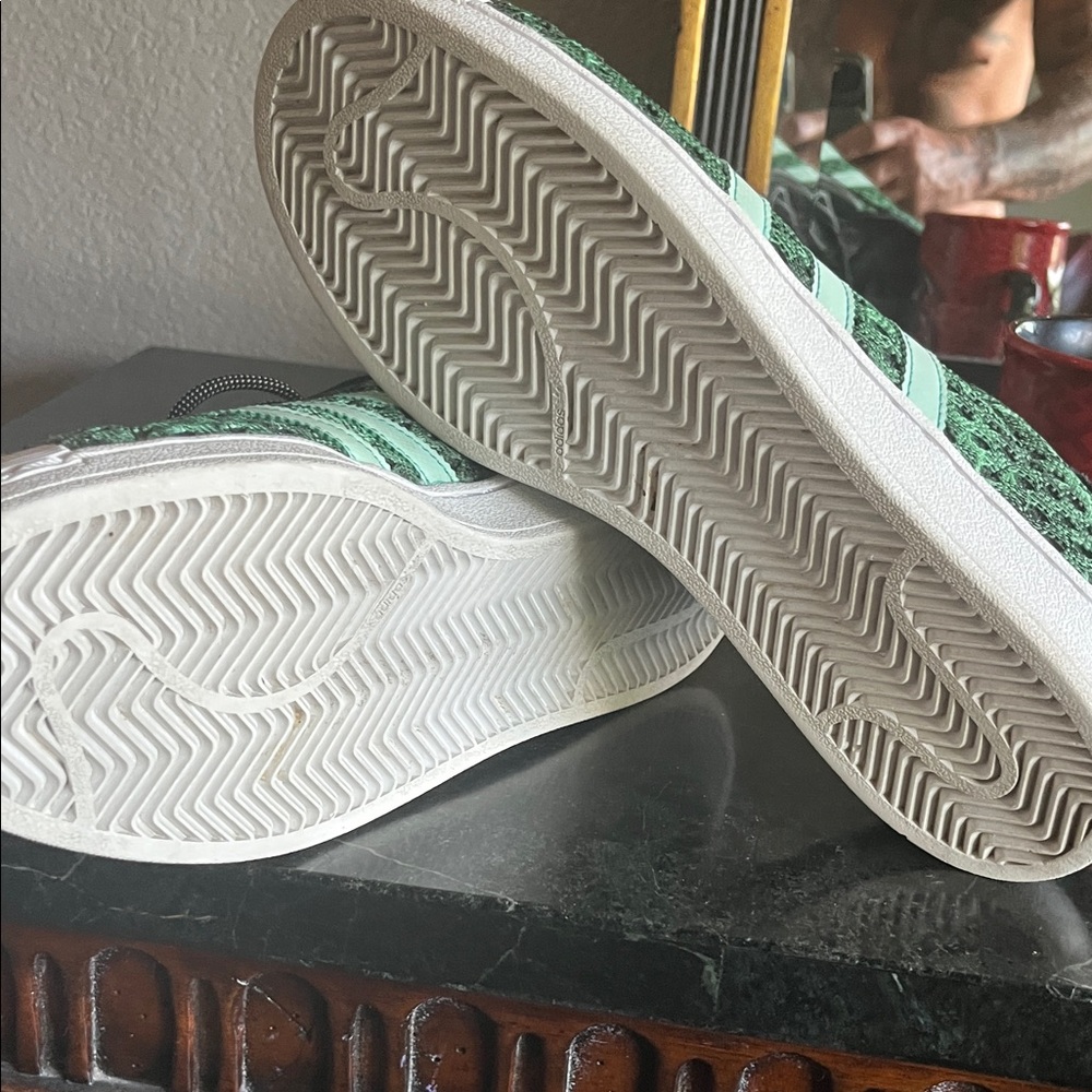 Adidas Men's Green Athletic Shoes , Size 11, slightly used - Picture 5 of 5
